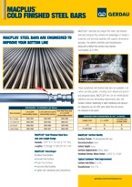 Macplus® Cold-Finished Bars Brochure