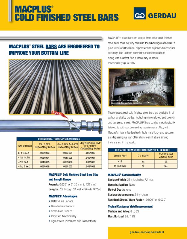 Gerdau Special Steel Catalog