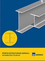 Catálogo Perfis Estruturais Gerdau - Informações Técnicas 145x205pixels