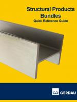 Structural Products Bundles Reference Guide
